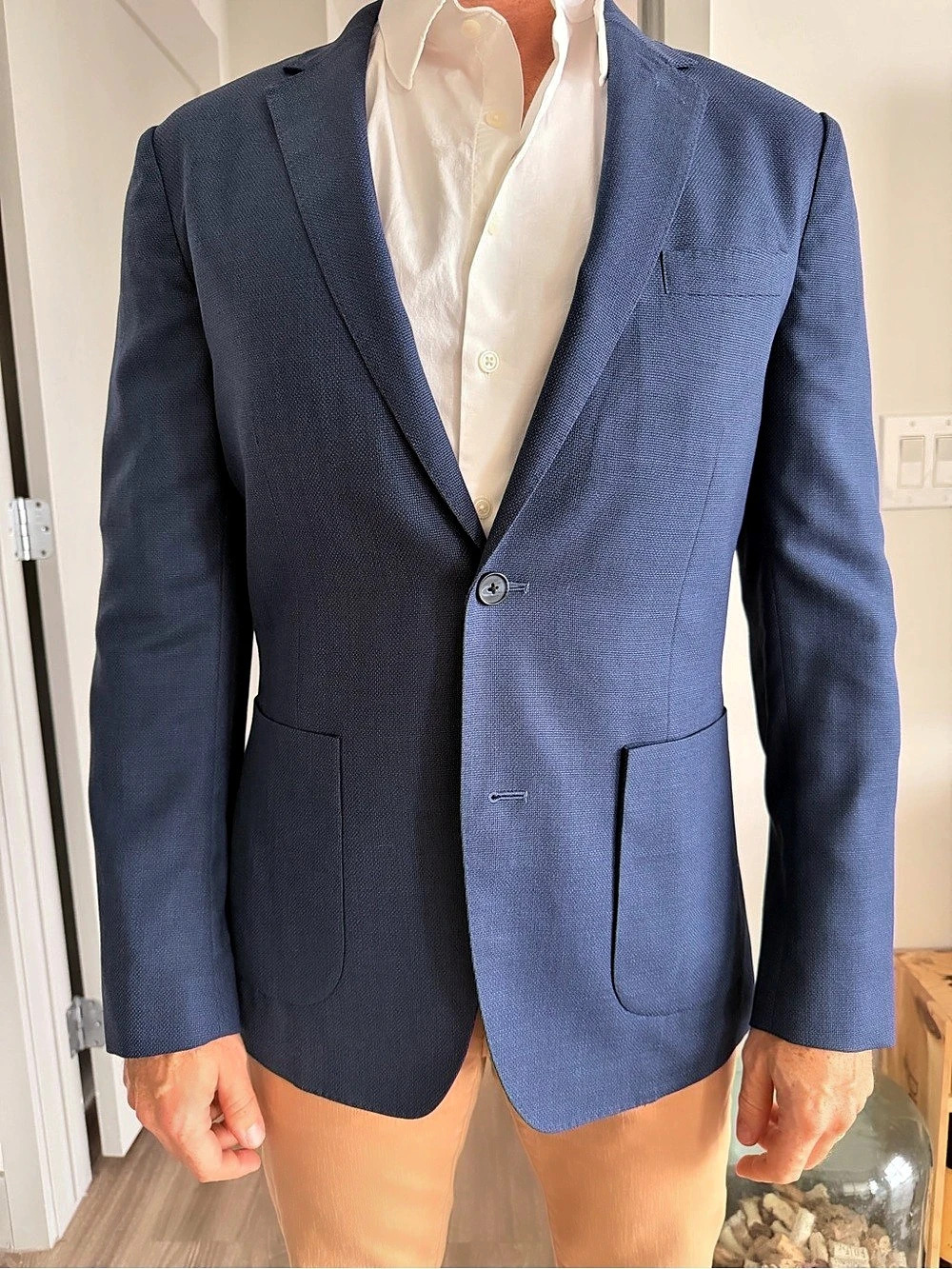 Bonobos Men's Blue Two-Button Blazer - 40R Slim
